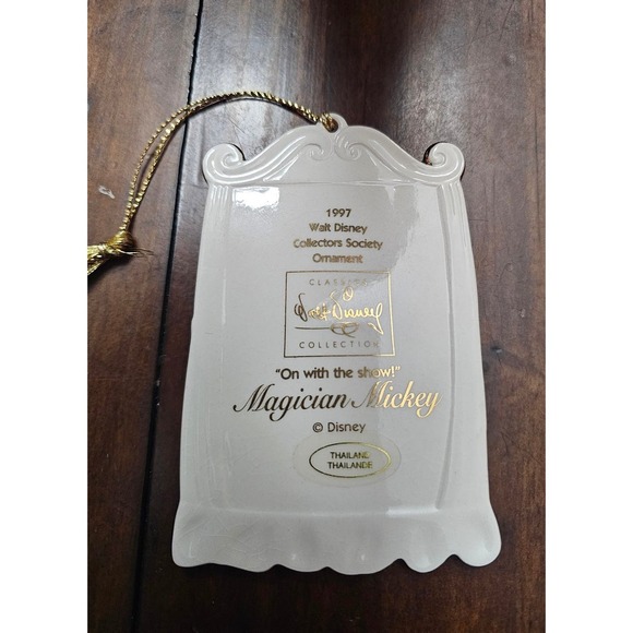 VINTAGE DISNEY PORCELINE CHRISTMAS ORNAMENTS - Picture 5 of 7